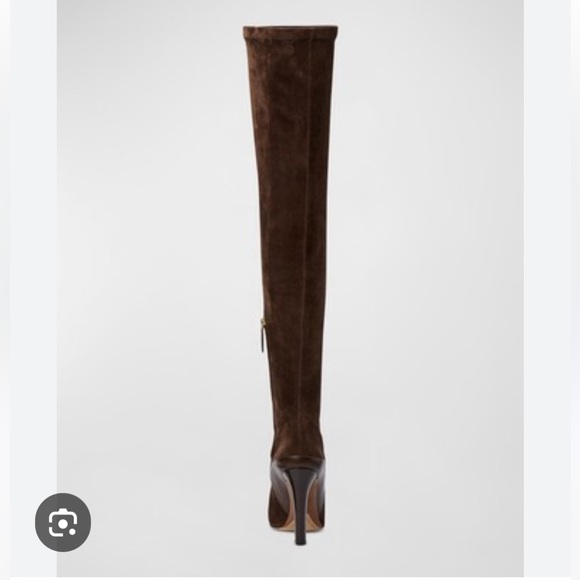 Ralph Lauren Collection Adrien Calf Suede Over the Knee Boot NIB - Picture 2 of 9